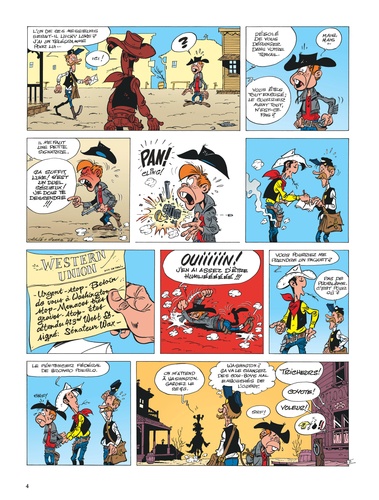 Les Aventures de Lucky Luke d'après Morris Tome 3 L'Homme de Washington