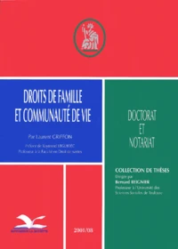 Droits de famille et communauté de vie