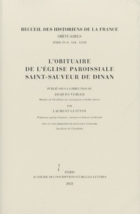 Laurent Guitton - L'obituaire de l'église paroissiale Saint-Sauveur de Dinan.