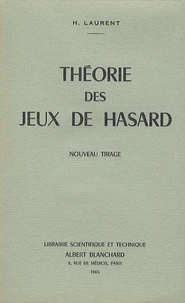 Théorie des  jeux de hasard