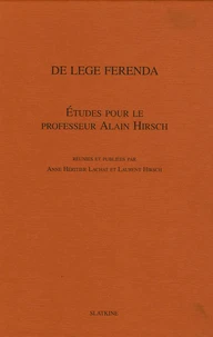 De Lege Ferenda
