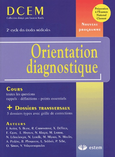 Laurent Karila - Orientation diagnostique.