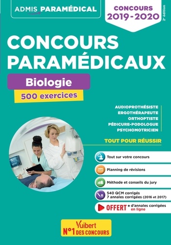 Laurent Laignier - Concours paramédicaux biologie - 500 exercices.