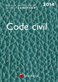 Laurent Leveneur - Code civil 2014 - Cuir turquoise.