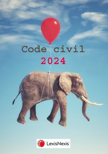 Code civil. Jaquette éléphant ballon  Edition 2024