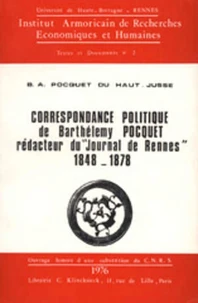 Correspondance politique de Barthélemy Pocquet