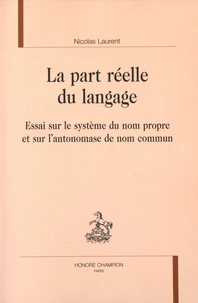 La part réelle du langage