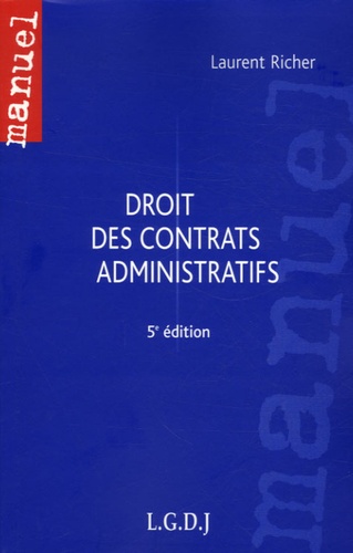 Droit des contrats administratifs 5e édition