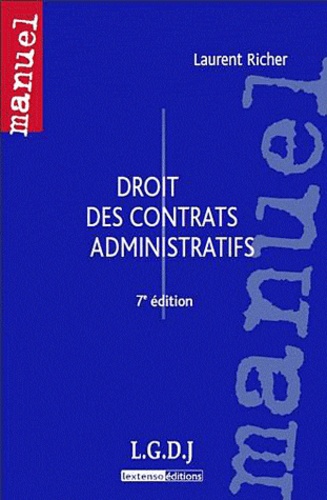 Droit des contrats administratifs 7e édition