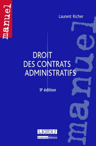 Droit des contrats administratifs 9e édition