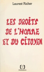 Laurent Richer - Les Droits de l'homme et du citoyen.