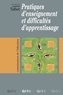 Laurent Talbot - Pratiques d'enseignement et difficultés d'apprentissage.