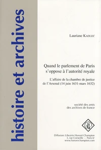 Quand le parlement de Paris s'oppose à l'autorité royale
