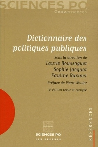 Dictionnaire des politiques publiques 2e édition revue et corrigée