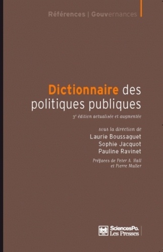 Dictionnaire des politiques publiques 3e édition revue et augmentée
