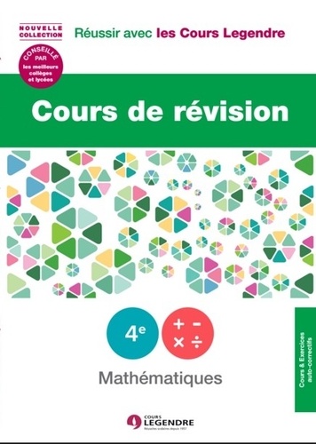 Laurie Obadia et Catherine Joannard - Cours de révision Mathématiques 4e - Leçons et exercices.