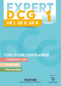 Expert DCG UE 1, UE 8, UE 9 1re année