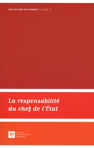 La responsabilité du chef de l'Etat