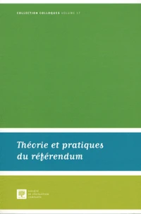 Théorie et pratiques du référendum
