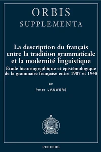 La description du français entre la tradition grammaticale et la modernité linguistique