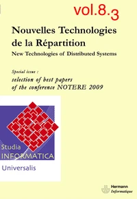 Studia Informatica Universalis n°8-3. New technologies of distributed systems