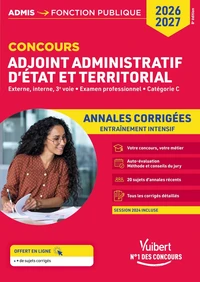 Concours adjoint administratif d'état et territorial