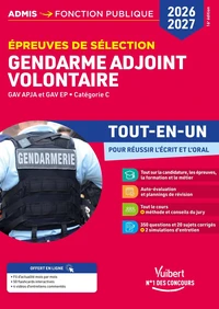 Epreuves de sélection Gendarme adjoint volontaire