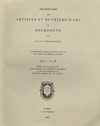 Dictionnaire des artistes et ouvriers d'art de Bourgogne