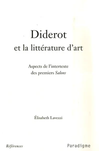 Diderot et la littérature d'art
