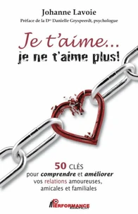 Je t'aime... je ne t'aime plus !