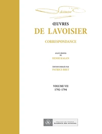 Oeuvres de Lavoisier