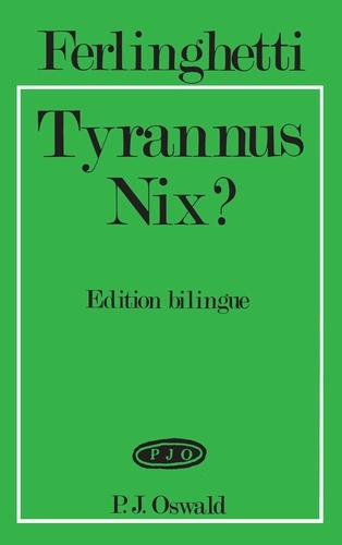 Tyrannus Nix ?. Edition bilingue français-anglais