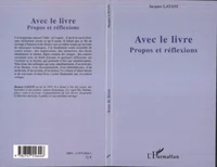Avec le livre : propos de réflexion