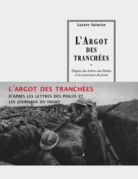L'Argot des tranchées
