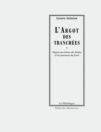 L'Argot des tranchées