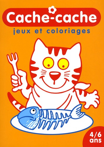  Le Ballon - Cache-cache Chat - Jeux et coloriages 4/6 ans.