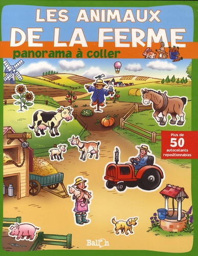  Le Ballon - Les animaux de la ferme - Panorama à coller.