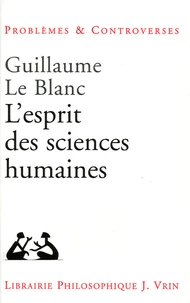 L'esprit des sciences humaines