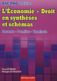 L'économie-droit en synthèses et schémas 2de, 1re, Tle Bac Pro Tertiaires