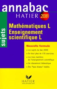 Mathématiques et enseignement scientifique Bac L.