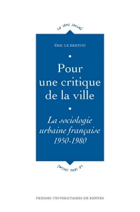Pour une critique de la ville