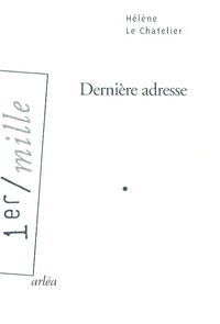 Dernière adresse
