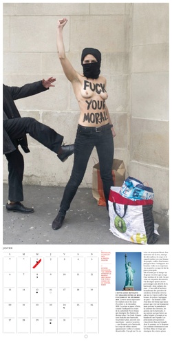 Calendrier Femen 2014