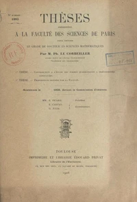 Contribution à l'étude des formes quadratiques à indéterminées conjuguées