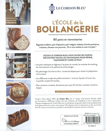 L'école de la boulangerie. 80 pains et viennoiseries