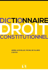 Dictionnaire du droit constitutionnel