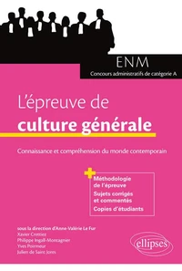 L'épreuve de culture générale aux concours