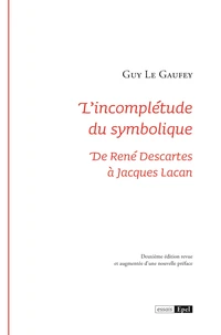 L'incomplétude du symbolique