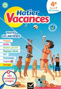 Hatier vacances de la 4e vers la 3e