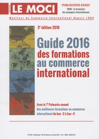 Guide 2016 des formations au commerce international